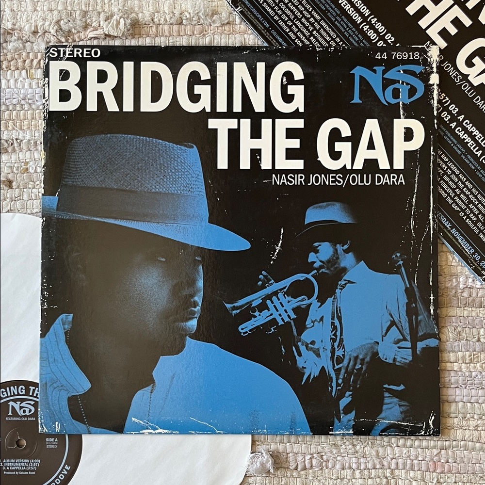 Nas (Featuring Olu Dara) - “Bridging The Gap” Vinyl 12” Single